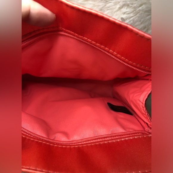 Yves Saint Laurent Parfums Red/Pink Vintage Cosmetic Bag - Picture 7 of 11